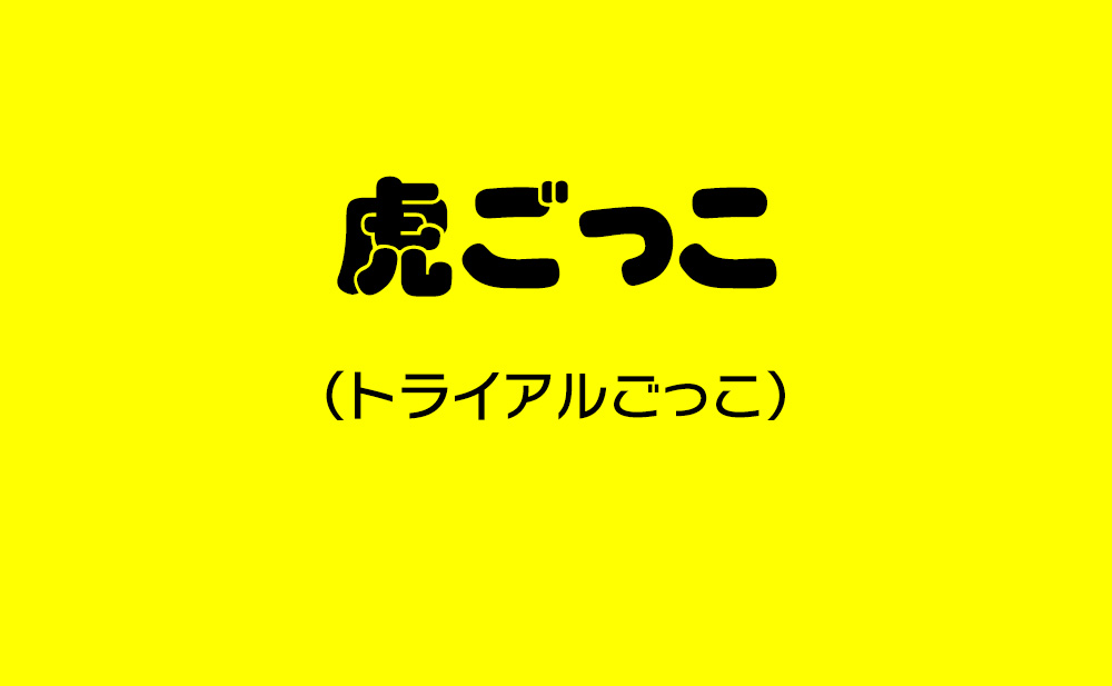 虎ごっこ（トライアルごっこ）